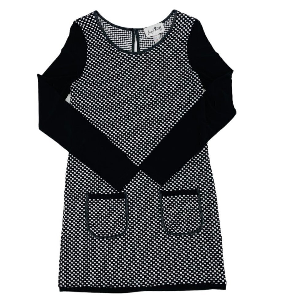 Joseph Ribkoff Waffle Knit Long Sleeve Tunic Dress S 6